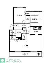 オルヒデア1 3LDKの間取図画像