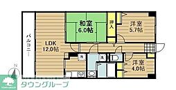 マ・メゾン寿 3LDKの間取図画像