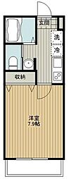 ヴィレッタ大宮 1Kの間取図画像