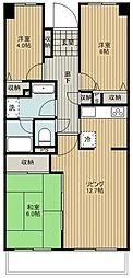 大宮七里パークホームズ 3LDKの間取図画像