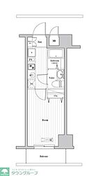 Nステージ西船橋3 1Kの間取図画像