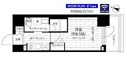 ステージグランデ本千葉 1Kの間取図画像