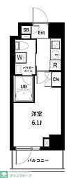 船橋市西船6丁目マンション 1Kの間取図画像