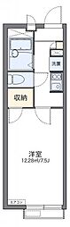 レオパレスさくら2 1Kの間取図画像