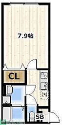 GranSugar  YACHIYO 1Kの間取図画像