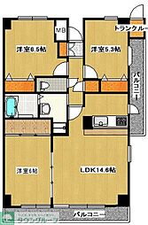 ラフィーネ八千代 3LDKの間取図画像
