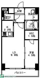Pleiades津田沼 1LDKの間取図画像