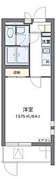 CLEINOプラテリーア3 1Kの間取図画像