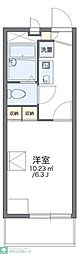 レオパレスMASA94 1Kの間取図画像