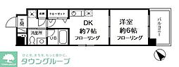 LAUREL 1DKの間取図画像