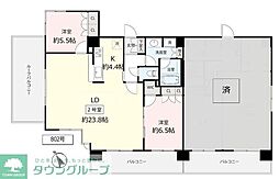 エリューディ船橋本町 2LDKの間取図画像