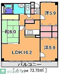 間取図画像 3LDK
