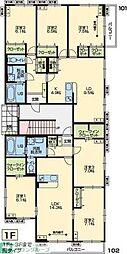 メゾン・ド・サムディ 3LDKの間取図画像