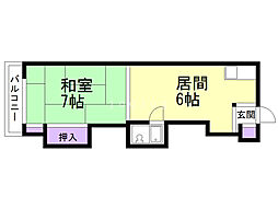 間取図画像 1DK