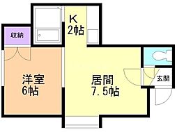 間取図画像 1LDK