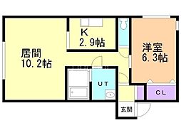 間取図画像 1LDK