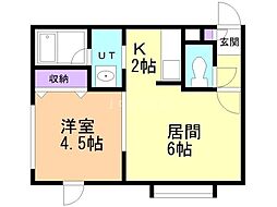 間取図画像 1LDK
