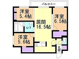間取図画像 3LDK