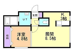 間取図画像 1LDK