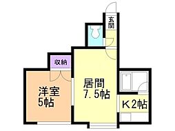 間取図画像 1LDK