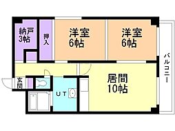 間取図画像 2SLDK