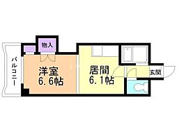 間取図画像 1DK