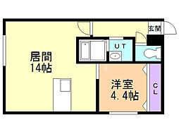 間取図画像 1LDK