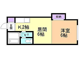 間取図画像 1LDK
