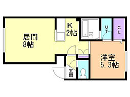 間取図画像 1LDK