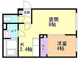 間取図画像 1LDK