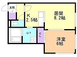 間取図画像 1LDK