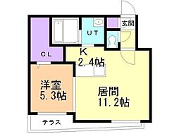 CONFORT2.1 1LDKの間取図画像