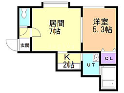 リッツ・11 1LDKの間取図画像