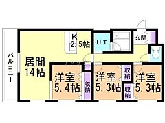 物件の間取り
