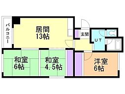 間取図画像 3LDK