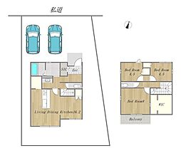 売土地　総社市小寺　総社小学校・総社西中学校エリア