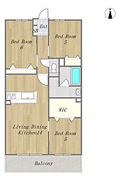 間取図画像 3LDK