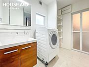 洗面所内で洗濯から乾燥まで完結し、家事時間を短縮できます♪