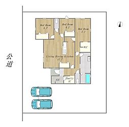 新築戸建 倉敷市中庄第15 中庄小学校・北中学校エリア