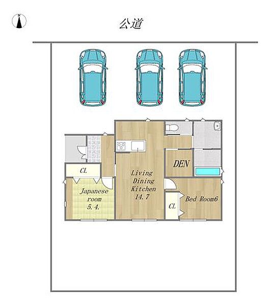 間取りを拡大表示