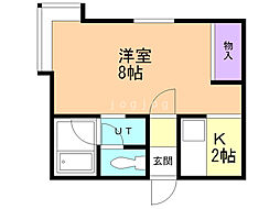 BAM 1Kの間取図画像