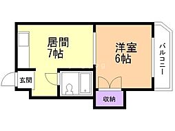 間取図画像 1LDK