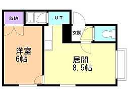 間取図画像 1LDK