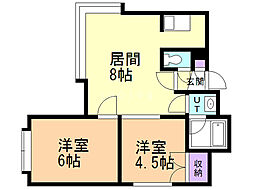 アールメゾン川北 2階/205