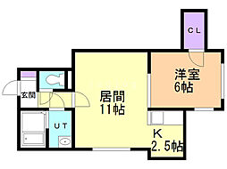 間取図画像 1LDK