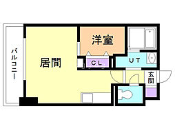 HF東札幌レジデンス 1LDKの間取図画像