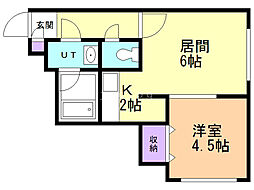 間取図画像 1LDK
