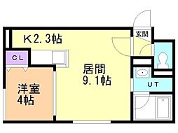 札幌市営東西線 南郷13丁目駅 徒歩5分 4階/-
