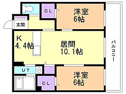 グランメールアサヒV 4階