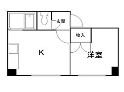 間取図画像 1DK